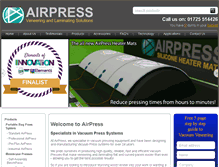Tablet Screenshot of airpress.co.uk